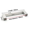 BOZONLI Silver Stainless Steel Cupboard Handle, Kitchen Door Handles Cabinet