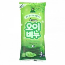 Refreshing San Dokkaebi Cucumber Soap 3P Washing Soap Smoothing Soap 3ea