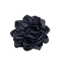Broche grande de tela delicada, con diseño de flor de rosa, delicado, elegante, hecho a mano, para bodas, fiestas, banquetes, mujeres, vestido de ceremonia, accesorios de ropa, joyas, regalos del día
