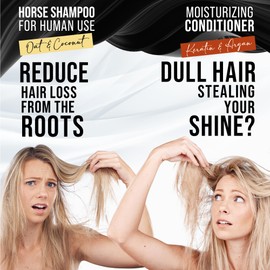 LACRIN Oat & Coconut Shampoo + Keratin & Argan Conditioner Bundle – As Seen on Shark Tank – Strengthens, Brightens, Moisturizes - Perfect Bundle For Light Tones, 33.8 Fl Oz, Duo Pack