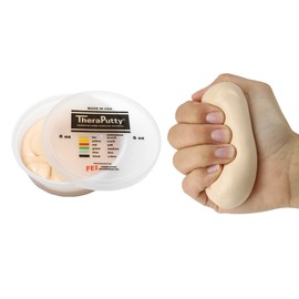 Antimicrobial CanDo TheraPutty - Therapeutic modelling clay - 6 oz - beige (very very light)
