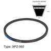 sourcing map XPZ560 V-Belt Drive Belt 560 mm Pitch Length