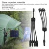 2 PCS Y Branch Solar Connectors 1 to 4 Splitter