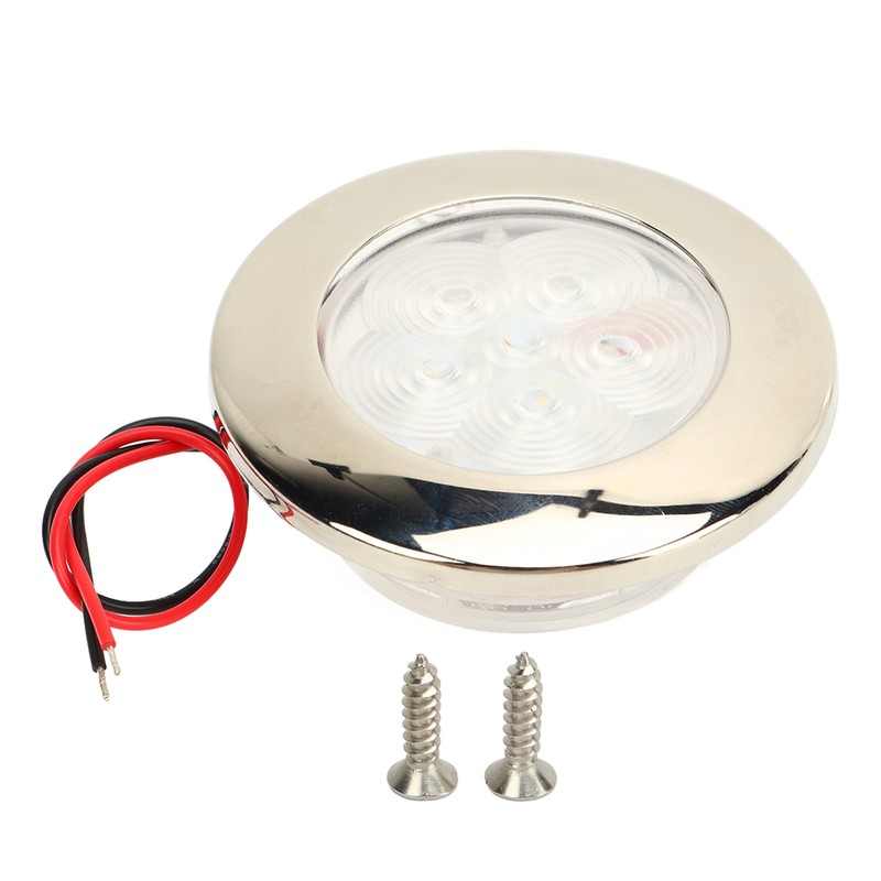 LED Puck Light DC12V RV Boat Ceiling Recessed Mount Interior