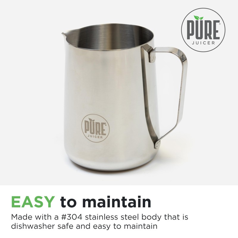PURE Stainless Steel Pitcher - 2L Water Pitcher - Durable