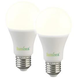 Luminea E27 LED Economy Bulbs: Set of 2 LED Bulbs with Radar Sensor, E27, 12 Watt, 1150 Lumens, F, 3000 K (Energy Efficient LED Bulbs)