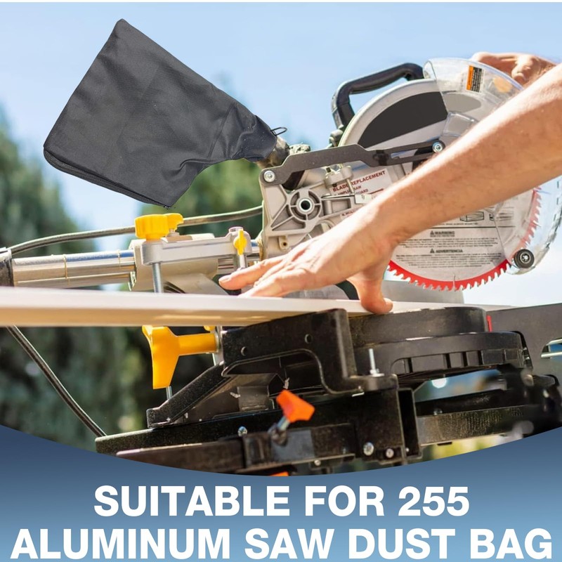 Asheyya 2 Pcs Mouse Sander Dust Bag for 255 Miter