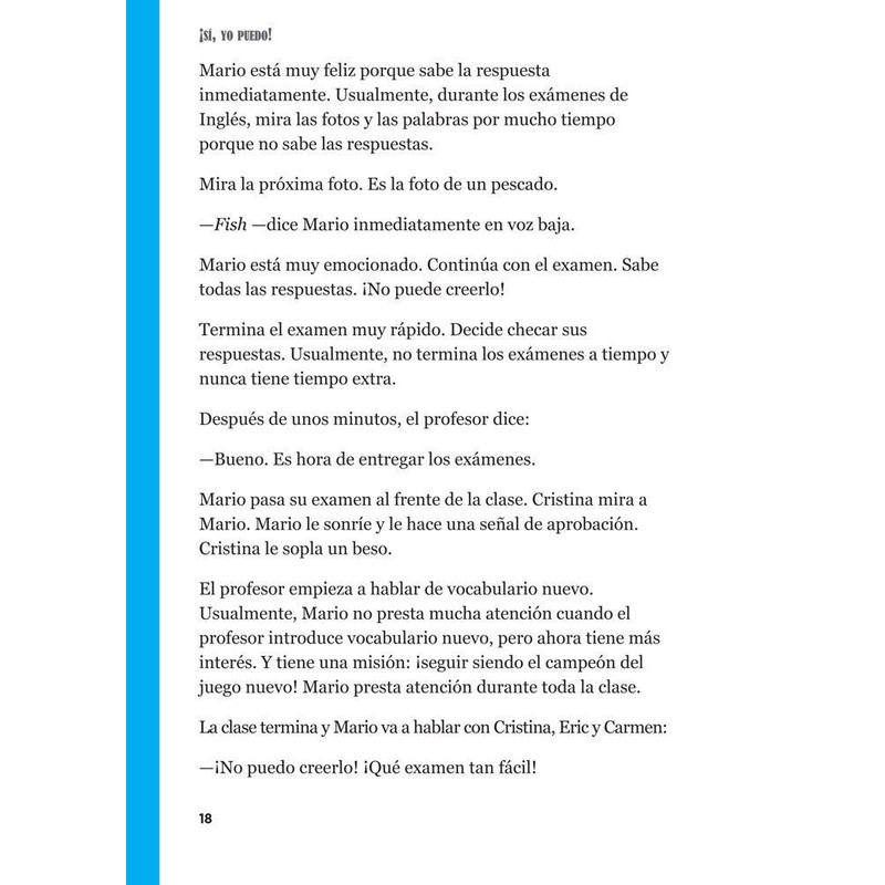¡Sí, yo puedo! Spanish Level 1 Enhanced Reader