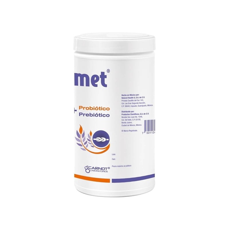 Suplemento Alimenticio Fibiomet Polvo Sabor Naranja, 270 gr
