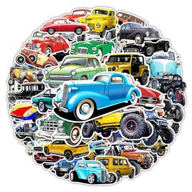 SUV Car Stickers for Laptop (102 PCS),Gift for Children Teens Adults Girl Boys,Waterproof Racing Car Stickers for Water Bottle,Sports Car Vinyl Stickers for Journal,Dairy,Scrapbook,Skateboard