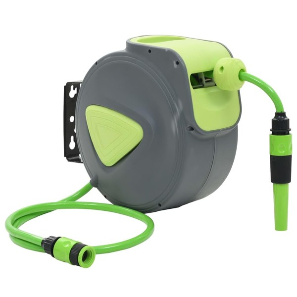 TREATLIFE HOME Convenient Garden Watering with Automatic Retractable Hose Reel,