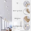 Hoopzi - Pendant Light 1 Flamming - 2.5 m Textile