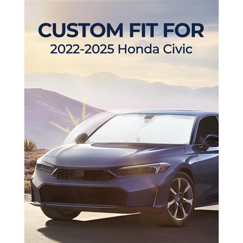 for Honda Civic 2022-2025 Car Window Shades(NOT for Hatchback), 8pcs