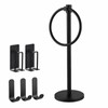 Bathroom Organizer Set - Towel Stand - Toothbrush Holder -