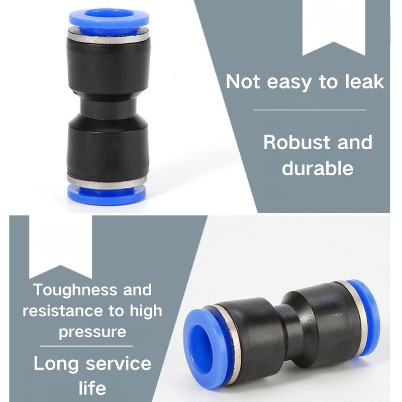 9 mm Pneumatic Connectors Pneumatic Connector Push In Quick Coupling