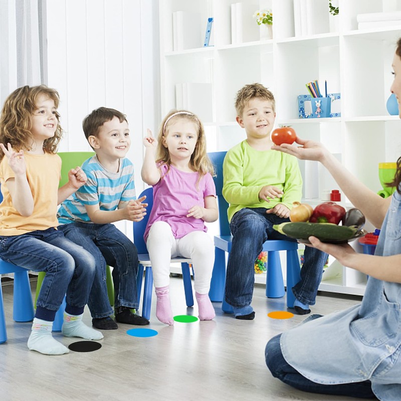 Round Stickers Green 127 mm Circle Labels Colour Coding Dot