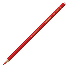 STABILO All - Coloured Pencil for Almost All Surfaces - Pack of 1 - Red