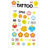 타투스티커 스마일레트로 레트로표정 빈티지무드 데일리포인트 데코 스티커 Tattoo Sticker Smile Retro Vintage Mood Daily Point Deco Sticker