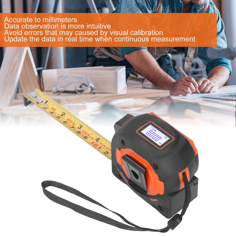 Laser Tape Measure Handheld Infrared Distance Meter Laser Ranging Measurement