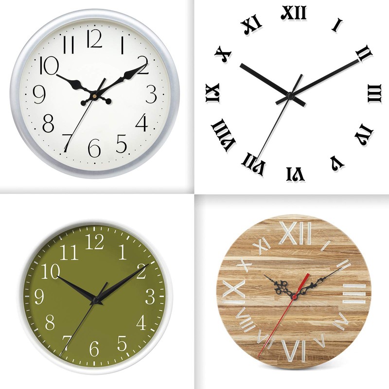 4 Pieces Clock Movement for Wall Clock Clock Movement with