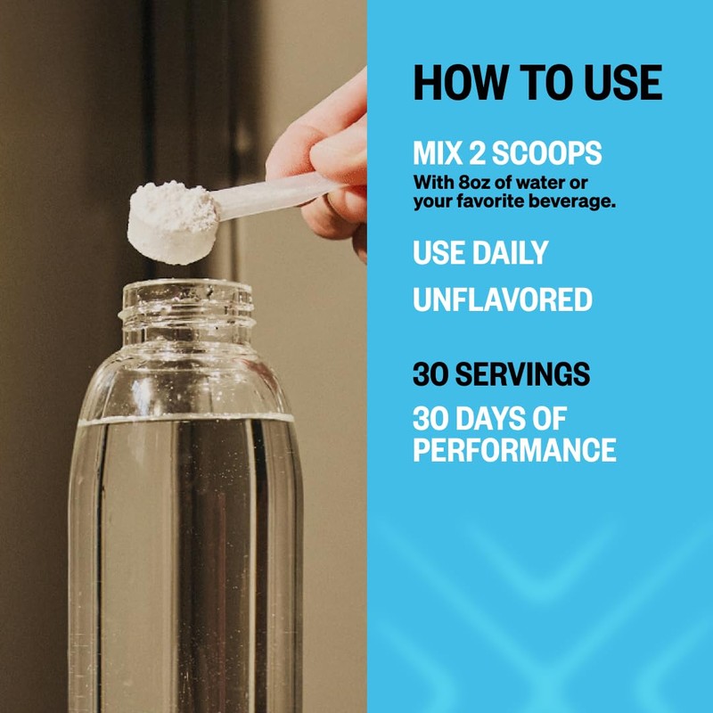 ONNIT Creatine Monohydrate Powder, Creatine Powder Supplement That Promotes Strength