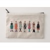 Lucian 542206 Embroidered Cloth "100 Neesan Sewn Zip Pouch Kazue