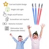 SaberStix LED Light Up Lightsaber Chopsticks - 4 Pairs, Red