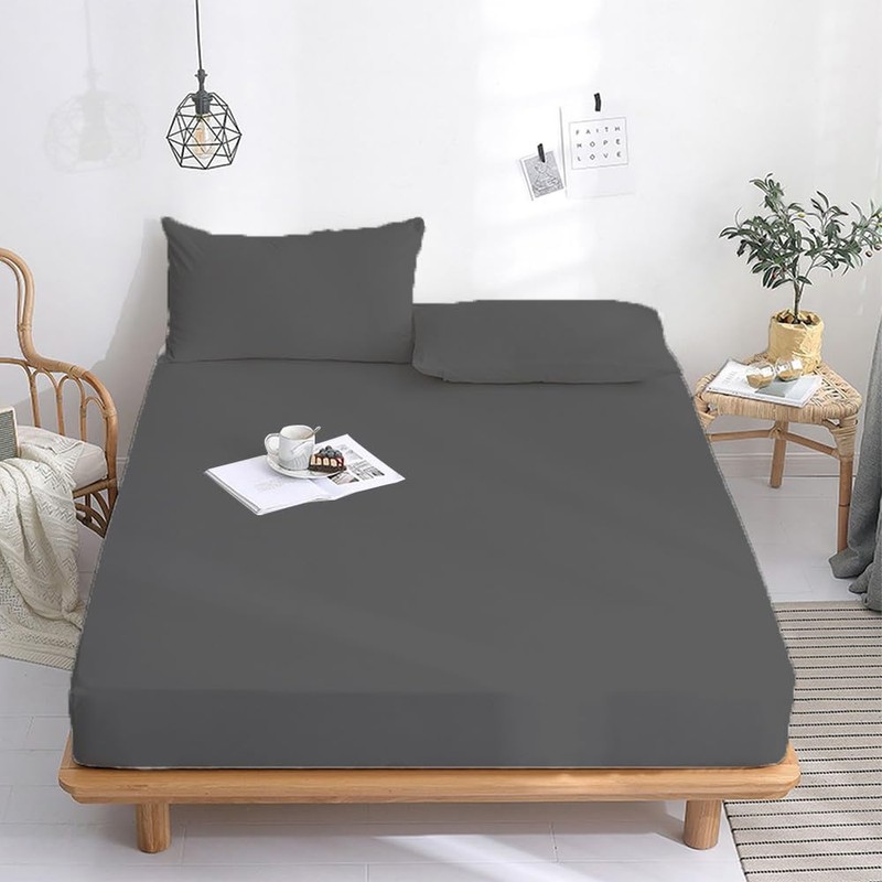 EVDEKOR Egyptian Cotton Bedding Fitted sheet Sets Easy Care Mattress