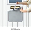 Mail Slot Catcher for Door Mail Slot, Grey Mail Catcher