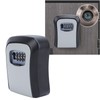 Key Lock Box Wall Mounted Multifunctional 4 Digit Combination Lock