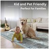Bloom Rugs Washable Non-Slip 10 ft Runner - Green/Blue Traditional