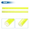 X AUTOHAUX 36 Pcs Yellow Bicycle Reflector Reflective Version Durable