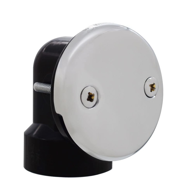 Westbrass Y593144CP 14" Black Tubular Bath Waste & Overflow Assembly