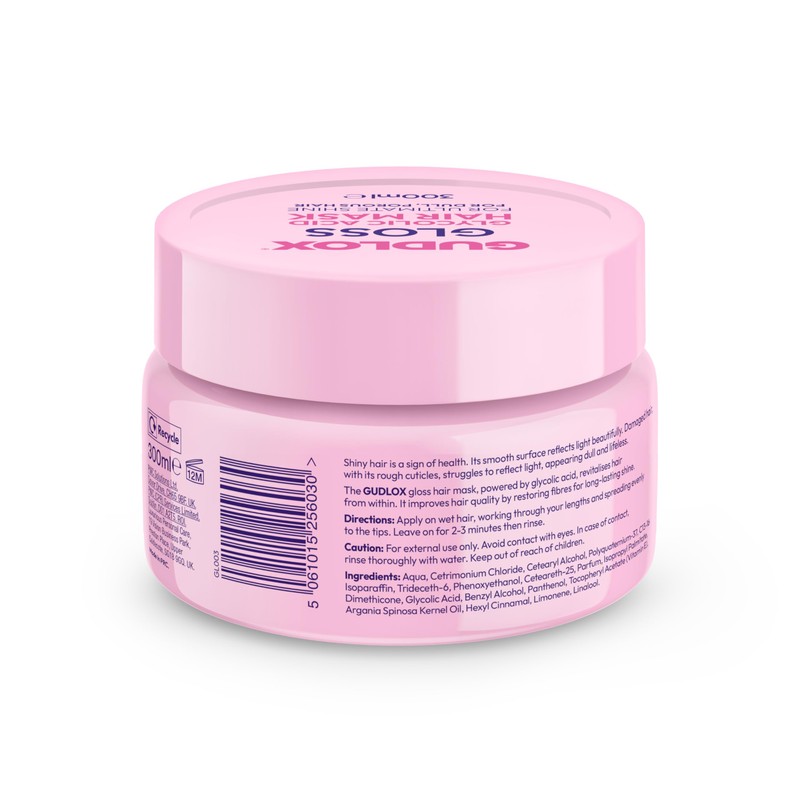 GUDLOX Glycolic Acid Hair Mask, Deep Hydrating Treatment, Frizz Control,