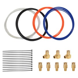 Auxazalux Shift Knobs Air Line Kit Compatible with 9 10 13 15 18 Eaton Fuller Transmissions, 12 Feet High Pressure Resistant Air Tubes with Push-in Fittings, Update Your Transmission Air System