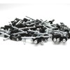 DOJA Industrial Black Aluminium Blind Rivets 4.8 x 12 mm