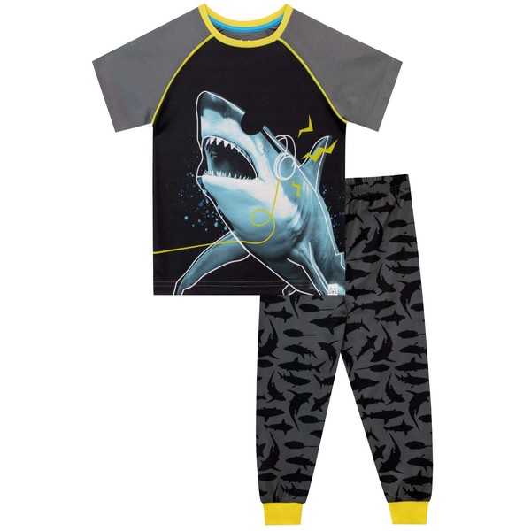 Harry Bear Boys Shark Pyjamas Grey Age 11 to 12