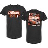 Checkered Flag Sports Ross Chastain #1 NASCAR 2025 Pit Road Trackhouse Heather Charcoal Shirt (US, Alpha, Medium, Regular, Regular, Gray)