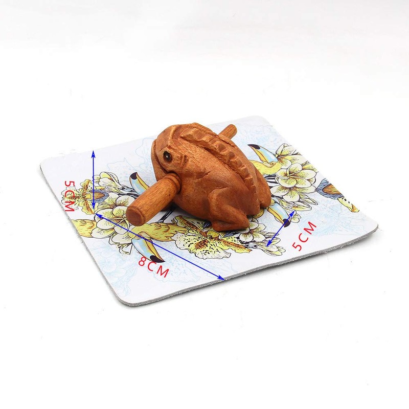 Kingsie Frog Wooden Luck Guitar Percussion Instrument Sound Frog Thai