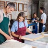 sourcing map Paper Making Screen Wooden Paper Making 4.7 x