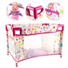 deAO Kids Baby Doll Stroller Nursery Role Play Set with