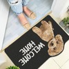 URAYUC Entrance Mat, Outdoor, Indoor, Dog Pattern/Animal Pattern, Cute, Stylish,