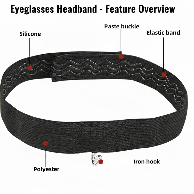 2 Pcs Eyeglass Holder for Rhinoplasty, Comfortable Non-Slip Nose Band