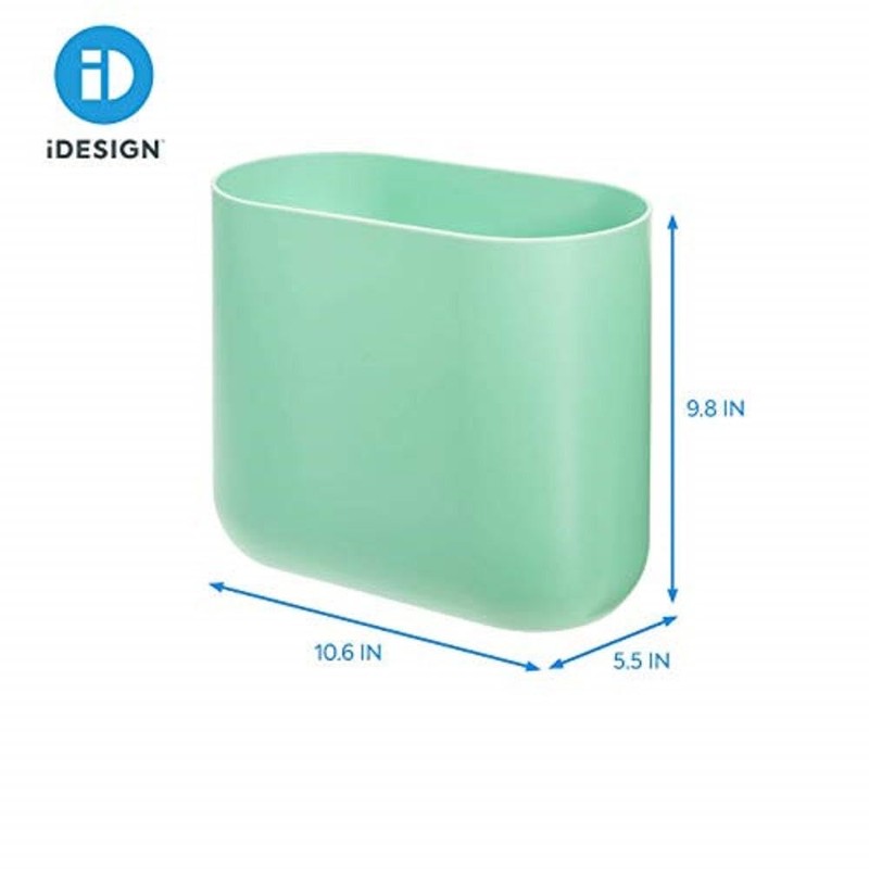iDesign - Cade Oval Slim Basura Papelera, papelera compacta para