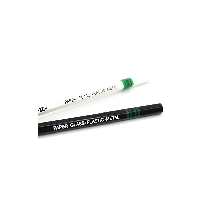 Fettstift Set abwischbar, Markieren auf Folien Lack Glas Metall und