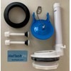 Flush Valve, NuFlush 3 inch Flapper Valve Assembly For 2-Piece