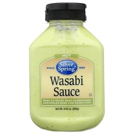 Silver Springs Hot Wasabi Sauce, Kosher, Gluten Free, 9.25 Ounce (Pack of 9)