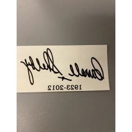 Shelby Carroll Shelby Signature Decal 1962-2012