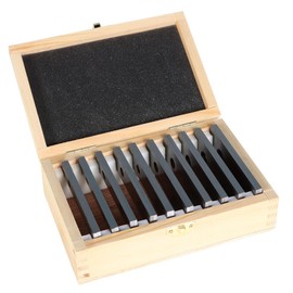 TINVHY 10-Pack 1/8In Thick 4In Long Steel Parallel Set .0002In Hardened Precision Machinist Tools