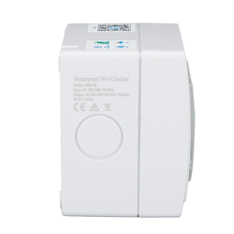 WiFi Smart Socket PC ABS IP55 Waterproof APP Remote Control